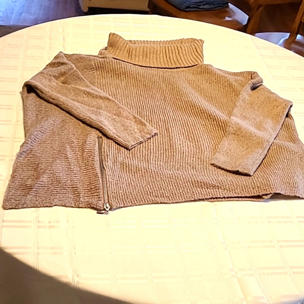 Faded glory womens XL side zip cowl